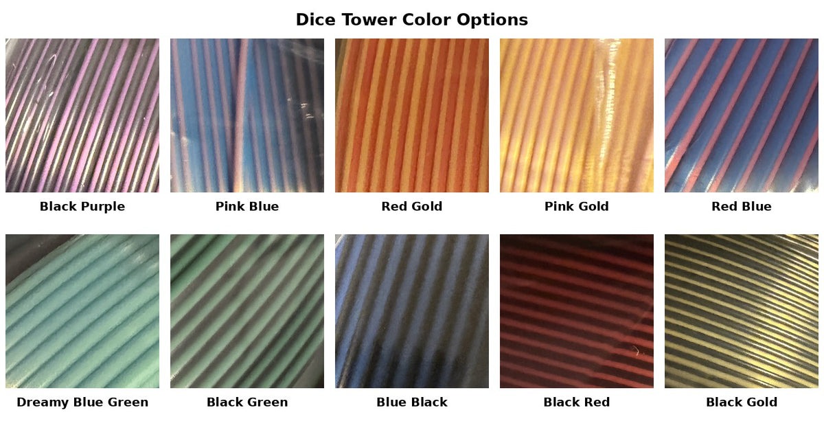WiiN Studio dice tower color options