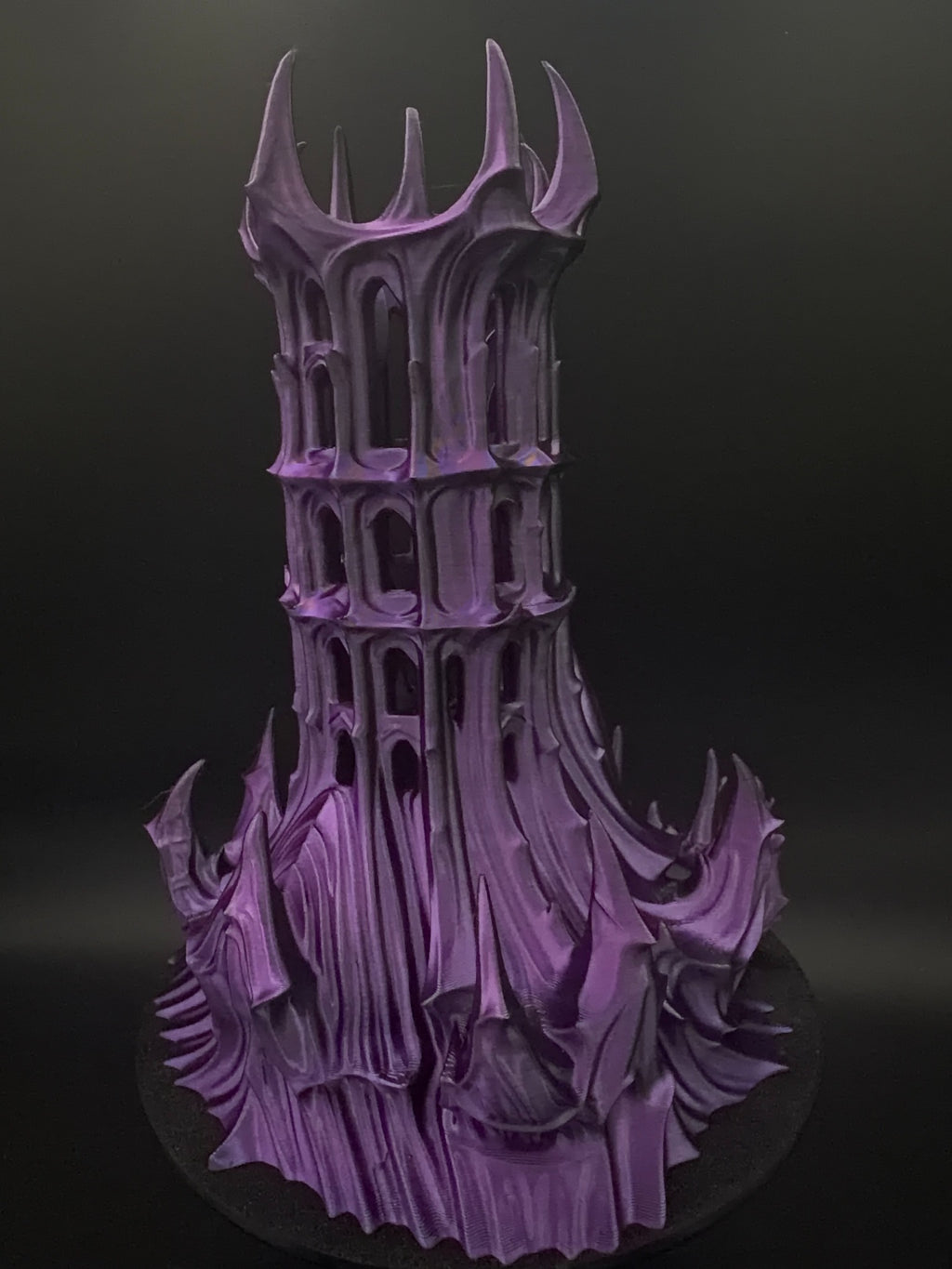 Obsidian Citadel dice tower opposite side