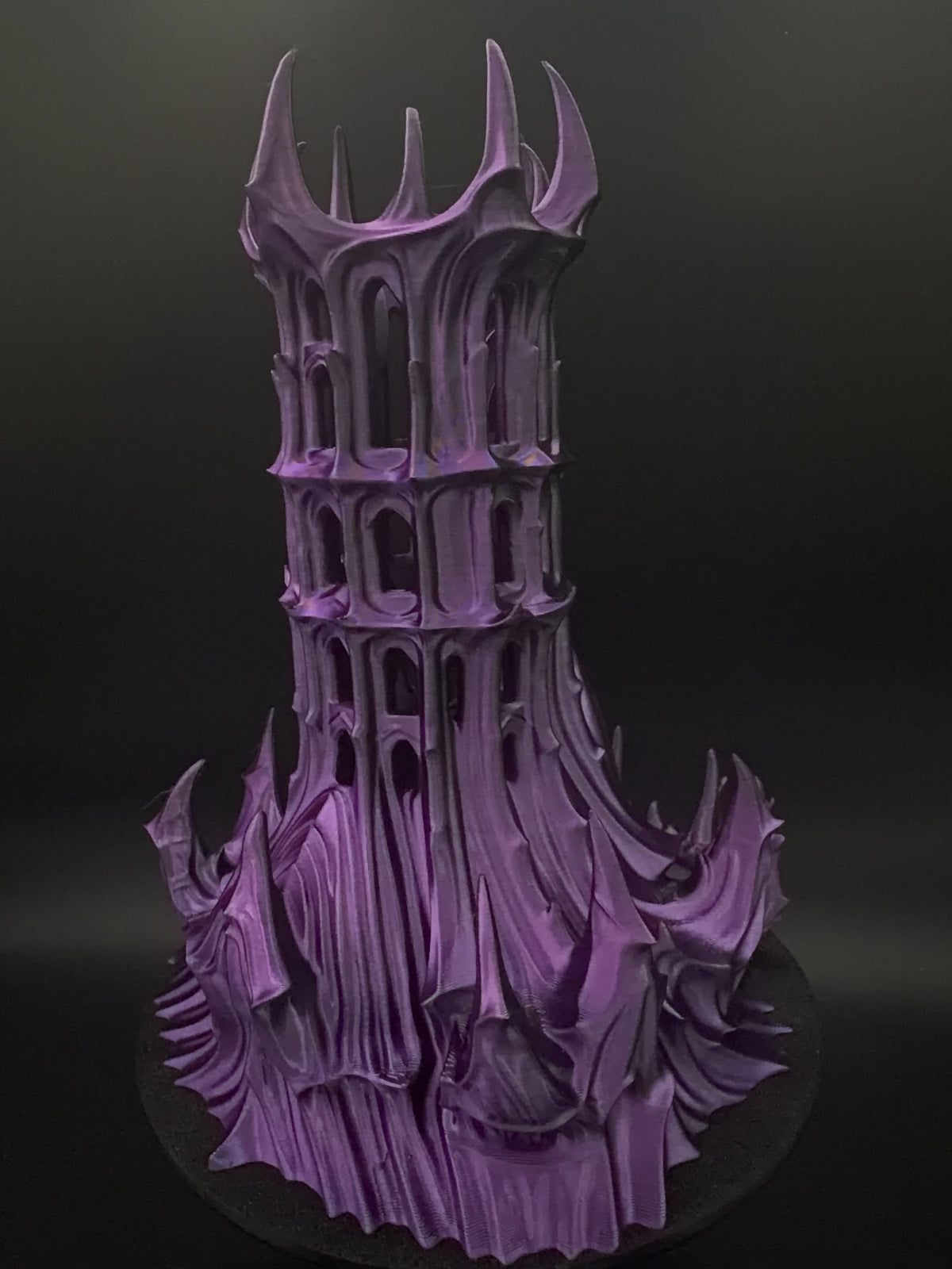 Obsidian Citadel dice tower opposite side