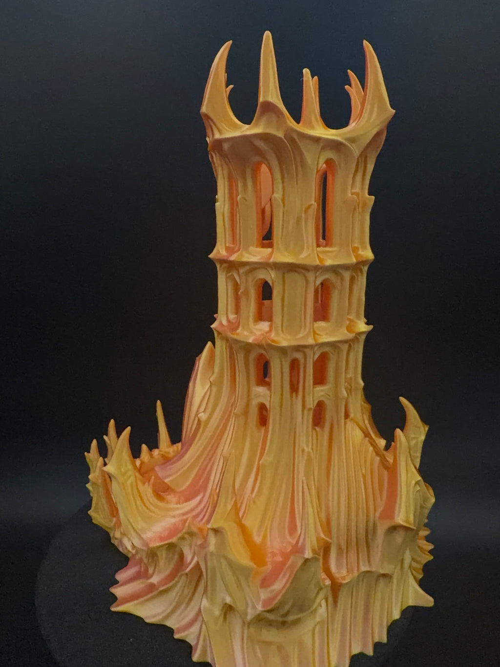 Gold and pink Obsidian Citadel rear view
