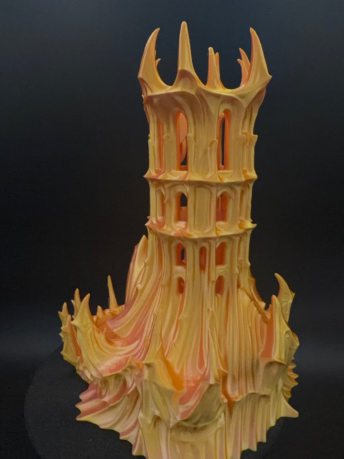 Gold and pink Obsidian Citadel rear view