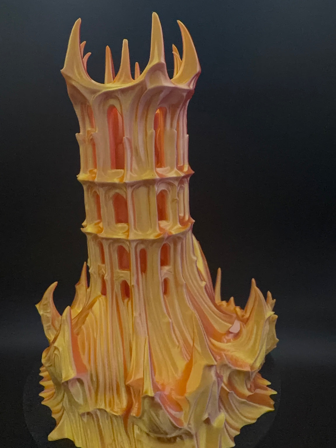 Gold and pink Obsidian Citadel opposite side