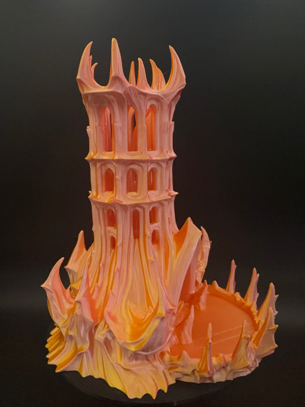 Gold and pink Obsidian Citadel front view