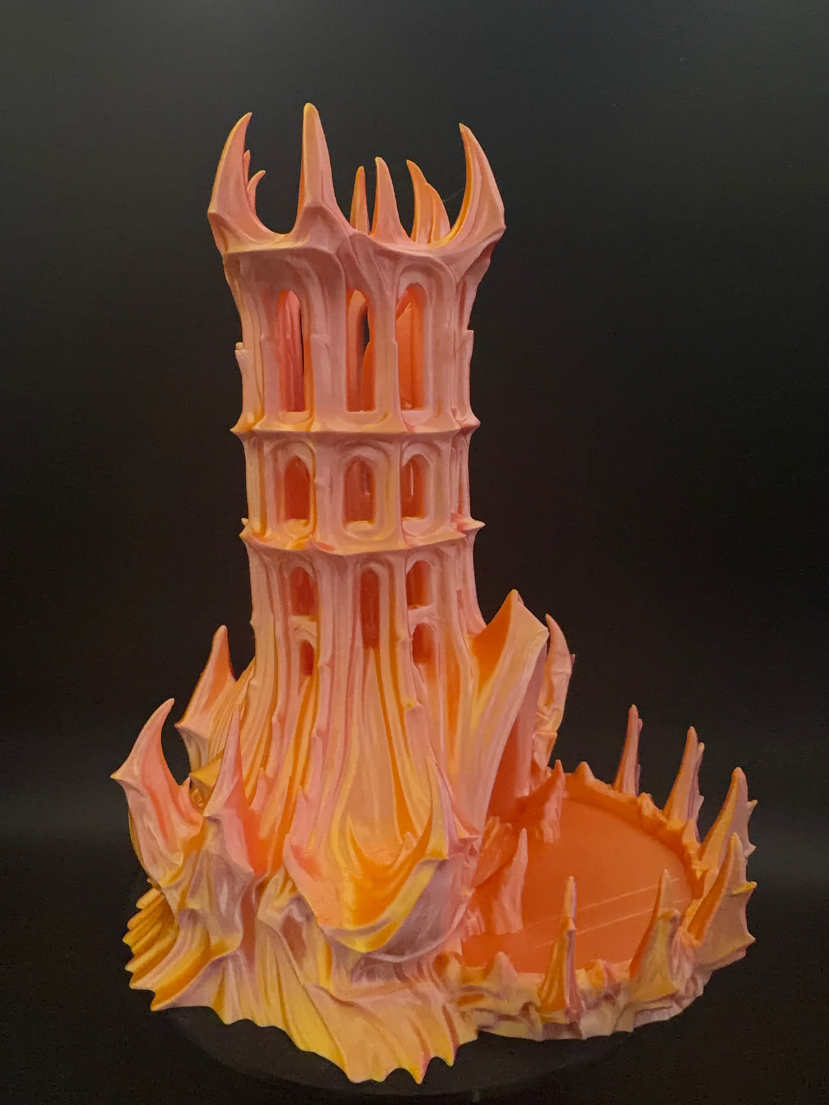 Gold and pink Obsidian Citadel front view
