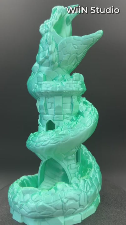 Basilisk Dice Tower, 8.25" Tall