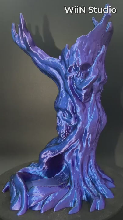 The Bonewood dice tower video [Black Purple]