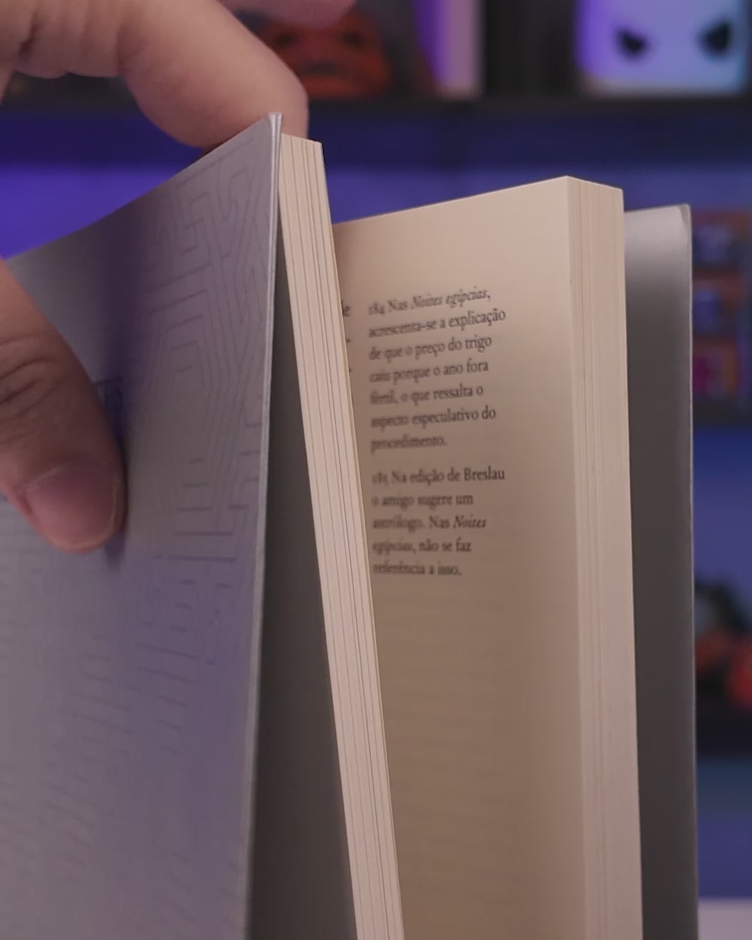 Purple Abyss Reader Collectible Bookmark - Office Stationery for Book Reading